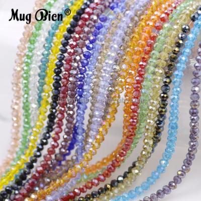 China Garment Accessories AB Color Suncatcher Rondelle Beads 6MM Beads For Jewelry Making for sale