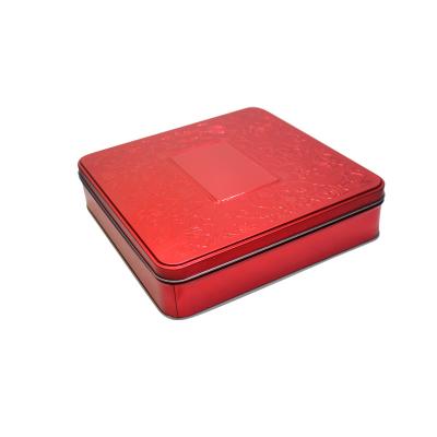 China 2022 Wholesale New Arrival Professional Square Tin Canister Tea Box Food Maker Metal Candy Box Tin for sale