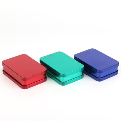 China jewelry & Watch & Eyewear Hot Sales Multiple Color Rectangular Iron Tea Box For Product Packing for sale