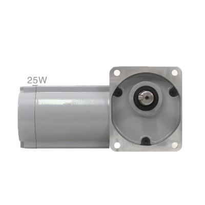 China SWELL 25W 1-PHASE/3-PHASE 5-240 Bearing Flange Upright H 15(5) Series Reduction Motor HF Hypoid T (5~240) K+25RC2-N for sale