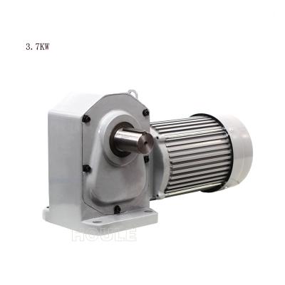 China 3.7KW 1-PHASE/3-PHASE 5-90 H2L 50(14) L/T/R-(5~90) K-X175+3700WS3F Hypoid Gear H2 Series Reducton Motor for sale