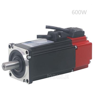 China Hot Selling 220V 600W 3000RPM High Quality and Low Noise 1.91N.m IP65 SWELL AC Servo Motor with Driver for sale