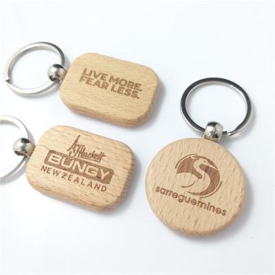 China Fanshion Engravable High Quality Masks Wooden Key Chain Personalized Laser Walnut Wood Keychains for sale