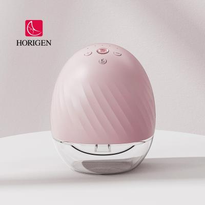 China Horigen New Products BPA Free Hands Silicone Intelligent Portable Breast Milk Free Pump Electric Portable Breast Pump for sale