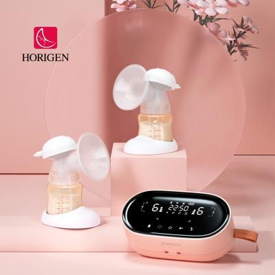 China BPA Horigen New Product Free Hospital Grade Milk Machine Portable Feeding Pumping Silicone Electric Breast Pump for sale