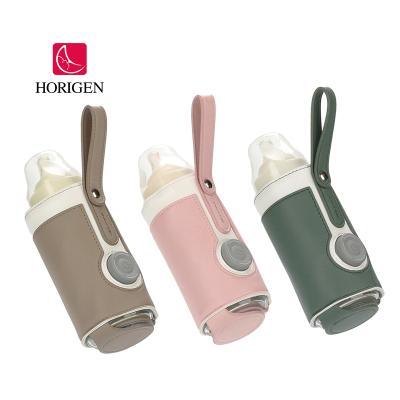 China Portable Heating BPA Free Travel Milk Warmer Infant Bottle Cover Insulation Thermostat USB Baby Bottle Warmer for sale