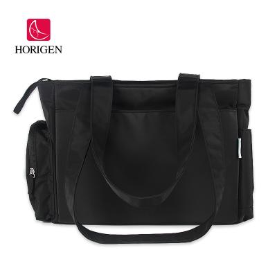 China 100% Eco-friendly Horigen Stylish Multifunctional Mother's Breastpump Diaper Bags With Handle for sale