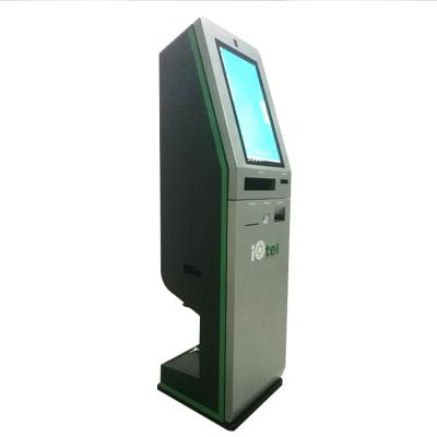 China Free Hotel Touch Screen Stand Hotel Self-Test In Card Dispenser Machine Kiosk for sale