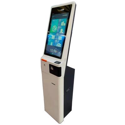 China Indoor Coin Card Dispenser Passport Scanner Kiosk Self Checking Kiosk for sale