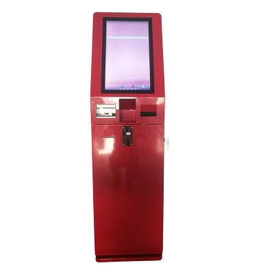 China Free Standing Floor Standing 21.5 Inch Self Service Kiosk Ordering System For Restaurants for sale