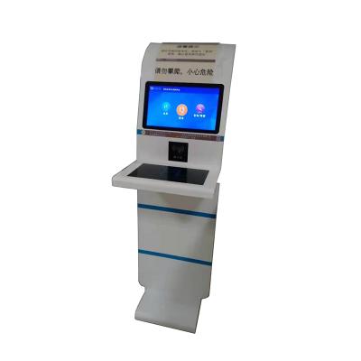 China Indoor Attractive Smart Library Kiosk Supporting RFID Card Reader for sale