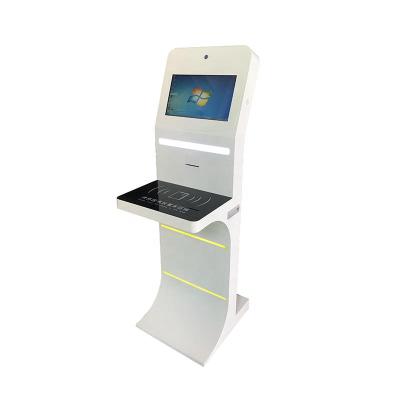 China Indoor Smart Self Service RFID Intelligent Library Kiosk For Book Borrowing And Book Returning for sale