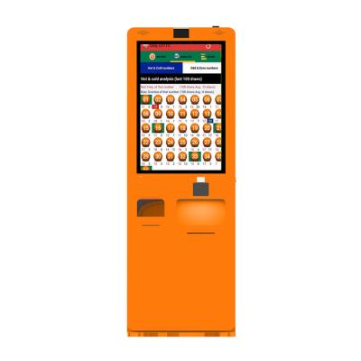 China Mall Touch Screen Betting Payment Ticket Machine Lottery Printing Self Service Survey Kiosk Terminal Android System And Windows System for sale