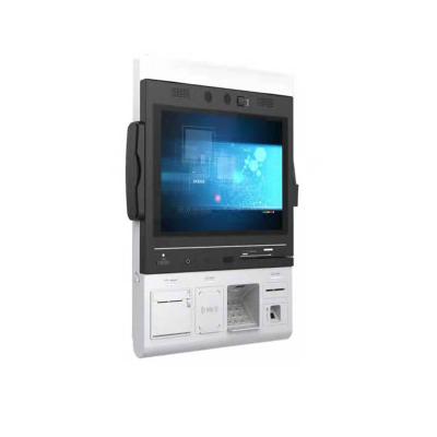 China Wall Mounted Easy Operation Wall Mounted Payment Kiosk With QR Code Scanner for sale