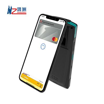 China Durable And Solid Android 10 POS Handheld Terminal With Card Reader Cash Terminal 8GB ROM+1G RAM for sale