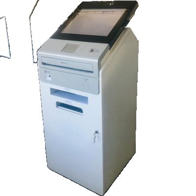 China Indoor Outdoor Sun Readable Payment Kiosk With Card Reader/Accept Note/Receipt Printer/Pin Pad For Sale for sale