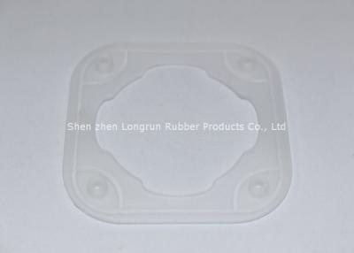 China Transparent Rubber Sealing Washers Silicone Diaphragm 40 Shore A for sale