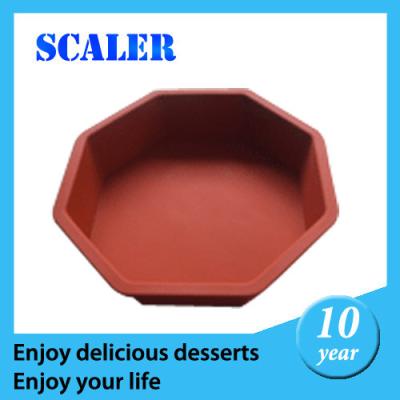 China 100% silicone cake mold / silicone baking pans for kitchen baking for sale