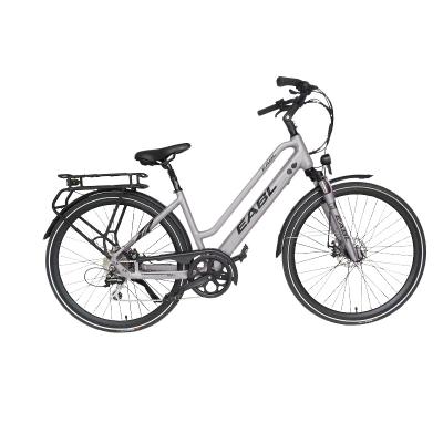 China Manufacturer 48v Luxury Chinese Electric Silver Women's Electric Bicycle Bicycle for sale