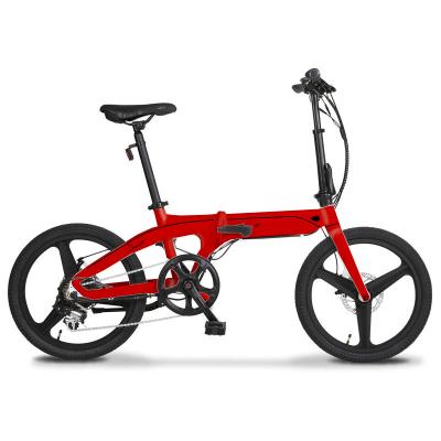 China Aluminum e-bike fashionable electric bicycle/folding mini electric bicycle/20 inch long life lithium battery demountable portable electric bike for sale