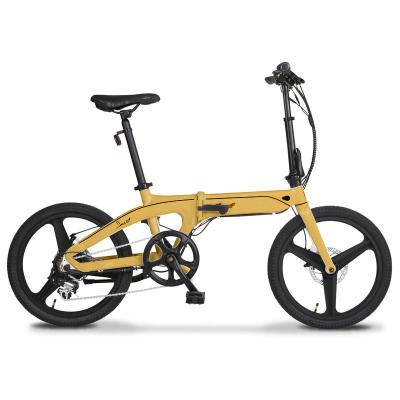 China Aluminum Electric Bike Women's Folding Electric Bike 20 Inch Long Life Lithium Battery Portable Mini Electric Bike Dismountable for sale