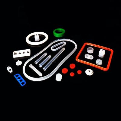 China For All Industries Factory Outlet Colored Silicone Rubber Part for sale