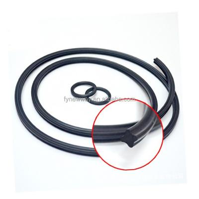 China For All Industries Manufacturer Custom Size As 568 Fkm Nbr Standard Rubber X-Ring X Form Seal Quad Ring for sale