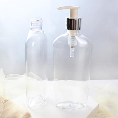 China Personal Skin Care Packaging Wholesale Neck Size 24/410 Bottle PET 250ml Clear Lotion Shampoo Plastic Bottles for sale