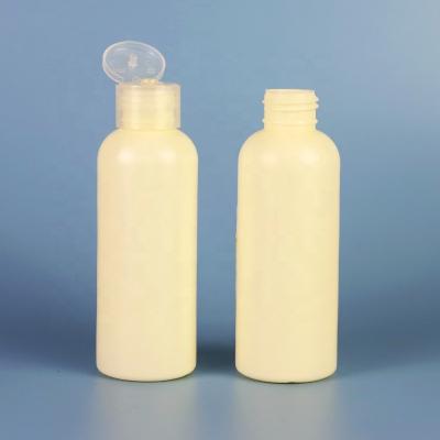 China Personal Wholesale Empty Light Yellowed Colorful Lotion Bottle Skin Care Packaging 4.05 oz Hand Lotion Bottle PE 120ml Plastic Bottle for sale