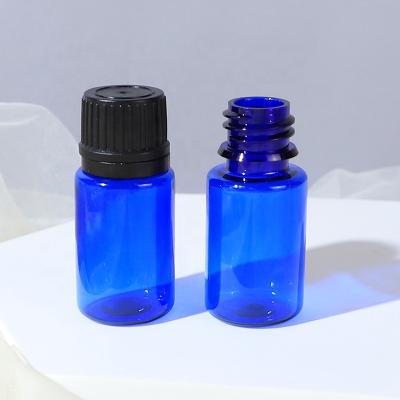 China Personal Skin Care Packaging Wholesale Size 18/410 Empty Cosmetic Neck Sample Bottle 13ml PET Bottle Mini Blue Plastic Bottle for sale