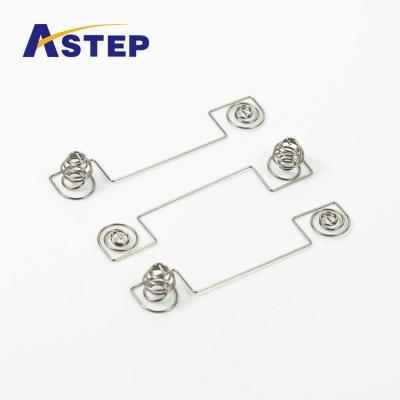 China Custom Double Buckle Step Cylinder Double Spring Spring Battery Step Buckle Tension Spring for sale