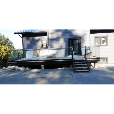 China Modern Frameless Glass Balustrade 10-12Mm Thick Balcony Balustrade Railing U Channel Staircase for sale