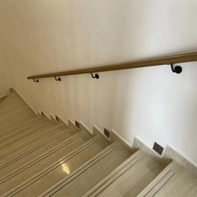 China Vintage Modern High Quality Railing Accessories Vintage Pipe Wall Mount Industrial Railings For Steps Grab Bar Foot Rail Stairs for sale