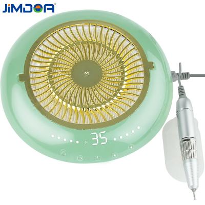 China ABS Jimdoa 2 in 1 Professional 60w Nail Art Dust Filter Dust Collector Nail Dryer Tool Manicure Strong Vacuum Cleaner for sale