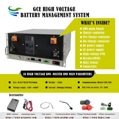 Cina 160S512V 400A High Voltage BMS Lithium BMS Battery Management System BMS For BESS UPS Solar LiFePo4 Lithium Battery ESS in vendita