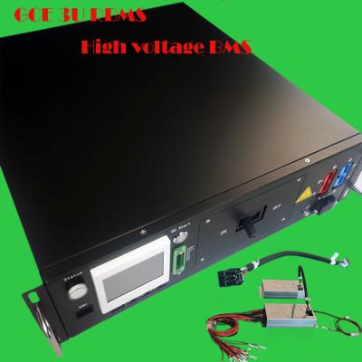 Κίνα 384V 125A Bms High Voltage With 3U Box 3,5 Inch Display Rs485 CAN Communication προς πώληση