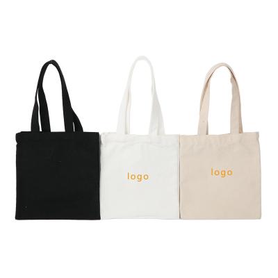 China Reusable custom logo for gift creative advertising reusable shopping bag canvas bags in different sizes for sale