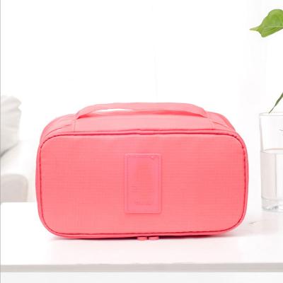 China Korean Travel Bag Bra Underwear Storage Folding Organization Waterproof Nylon Bag For Women for sale