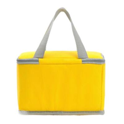 China Yellow Personality Fashion Outdoor Events Factory Direct Office Lunch Bag Custom Insulated Bag for sale