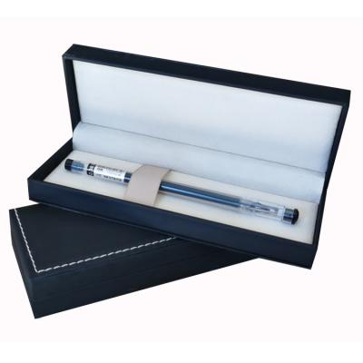 China Gift Quality Guaranteed Pen Gift Box Manufacturer Directly Selling High Grade PU Leather Packing Box For Pens for sale