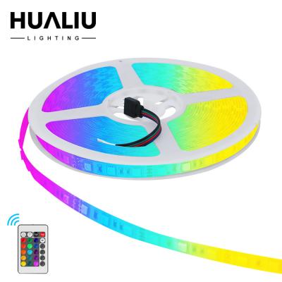 China High Brightness Wholesale Price Decorative Remote Control Shopping Mall SMD5050 60Leds RGBW RGB Led Strip Light for sale