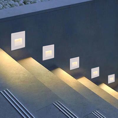 China China Factory Wholesale Price 3W Modern Indoor Outdoor Stair Step Wall Lamp Recessed LED Step Light for sale