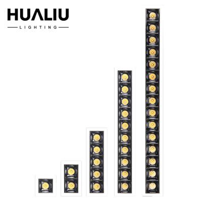 China High Brightness Zhongshan Hualiu Experienced Lighting Supplier Indoor Decoration 3w 5w 10w 20w 30w Recessed Led Linear Light for sale