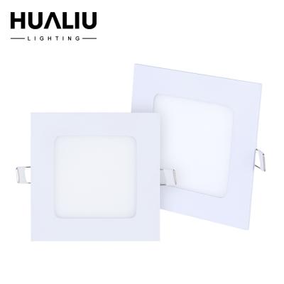 China Smart High Brightness Supplier Recessed Ceiling SMD Indoor Commercial Slim Led Panel Light 3w 4w 6w 9w 12w 15w 18w 20w 24w for sale