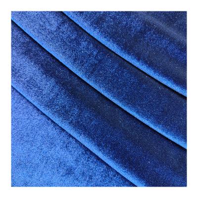 China Memory KS Velor 92 Polyester 8 Spandex 4 Way Stretch Abrasion Resistant Quick Dry Fleece Fabric for sale