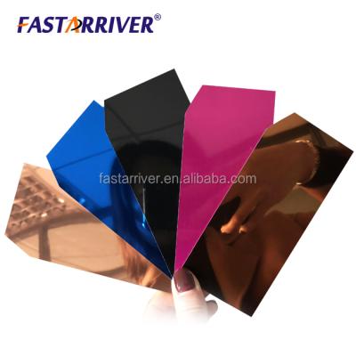 China Decoration 1060 1100 Color Mirror Coated Finish Aluminum Sheet for sale