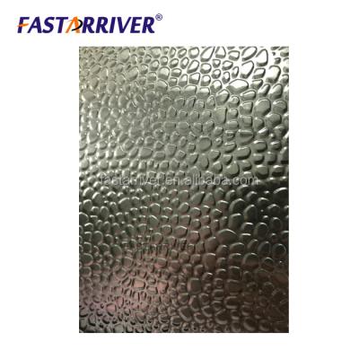 China Industry and architecture industries. 1mm Thickness 1050 Pebble Embossed H24 Aluminum Sheet for sale