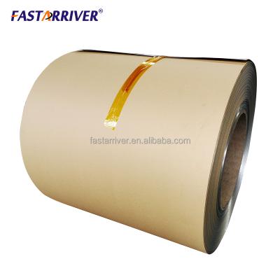 China Insolution 3003 Moisture Barrier Polykraft Paper Coating Aluminum Jacketing Coil for sale