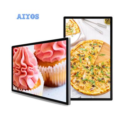 China Indoor Smart Screen Wifi Network LCD Digital Signage Android Wall Mounted Advertising Kiosk for sale