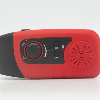 China PORTABLE IR-029 Hand Crank Emergency Weather Radio,With 2 Lighted Probes, Portable Power Supply For Mobile Phone Charging. for sale